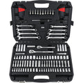 Mechanic's Socket Tool Set With Case, Metric Sizes, 145-Piece