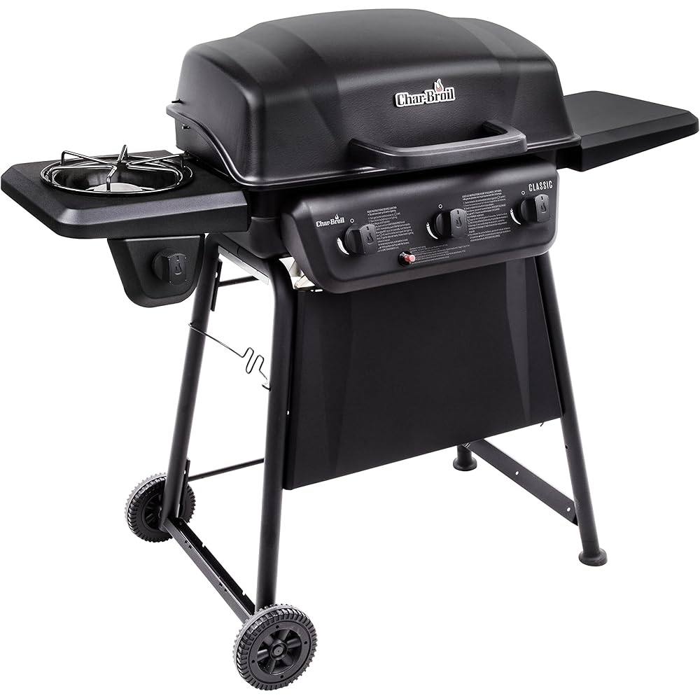 Char-Broil® Classic Series™ Convective 3-Burner with Side Burner Propane Gas Stainless Steel Grill 463773817-P2