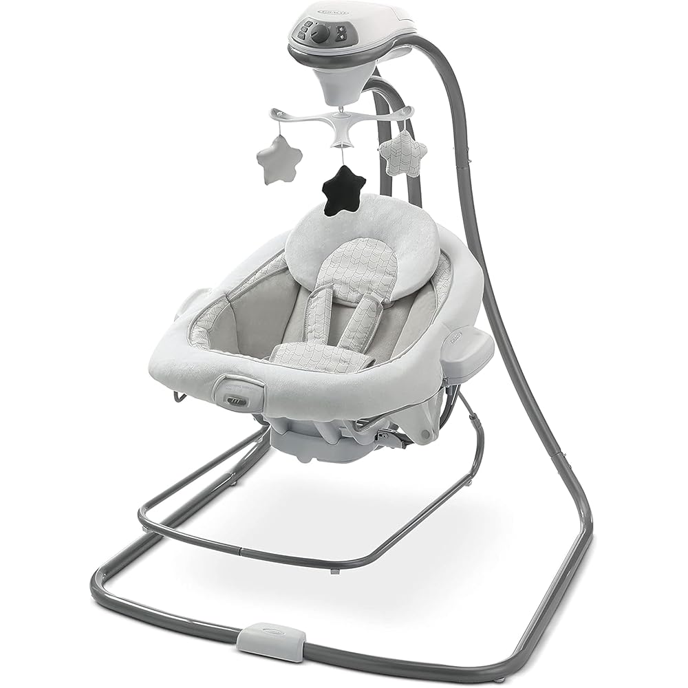Graco DuetConnect LX Seat &amp; Bouncer, Multi-Direction Seat, Multiple Swinging Speeds, Easily Portable, Redmond
