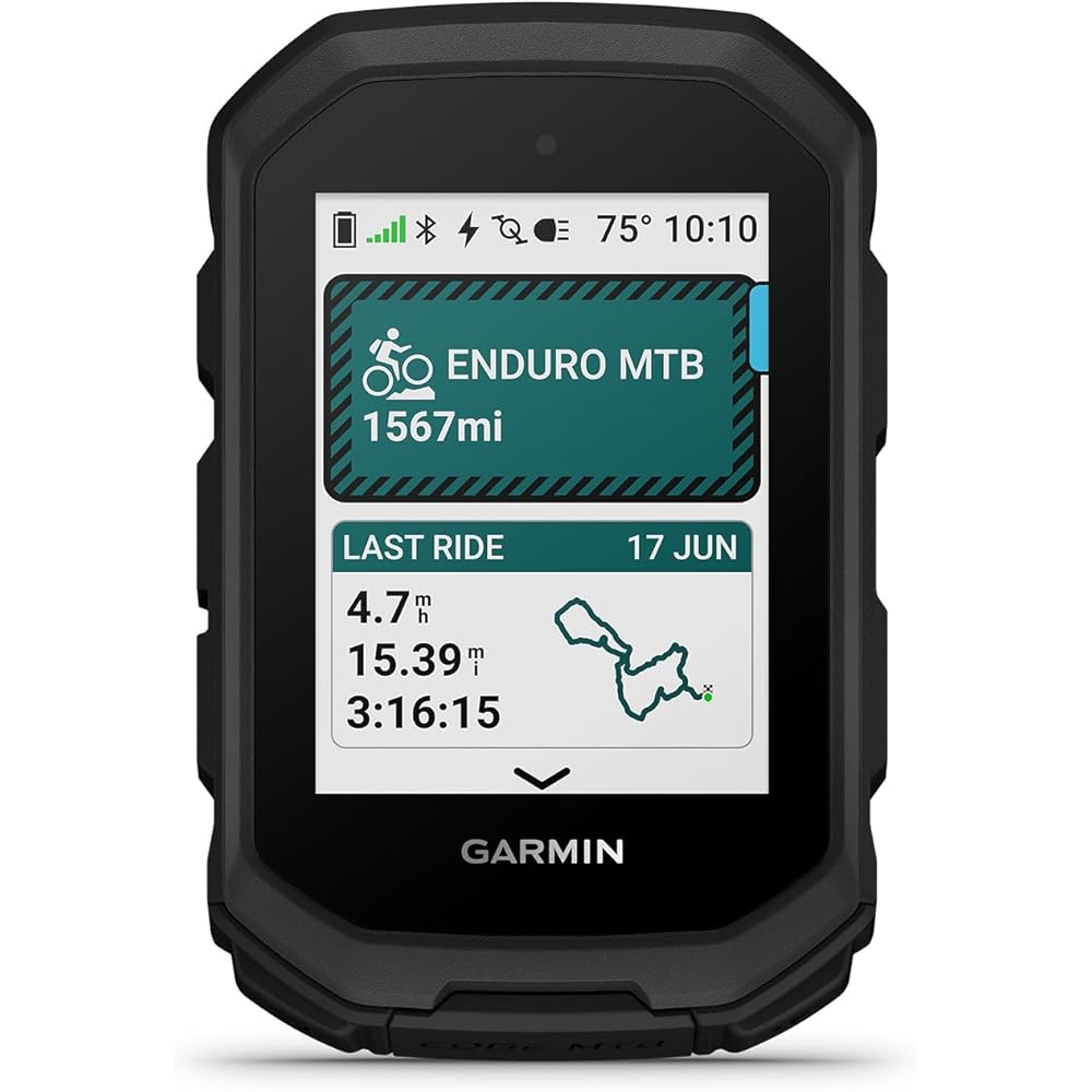 Garmin® Edge® MTB, Rugged GPS Bike Computer with Preloaded, Full-Color Trail Maps and Advanced Performance-Tracking for Mountain Bikers