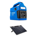 Westinghouse iGen300s 296Wh 600 Peak Watt Portable Power Station and 100W Solar Panel, Pure Sine Wave AC Outlet, Backup Lithium Battery for Camping, Home, Travel, Indoor/Outdoor Use
