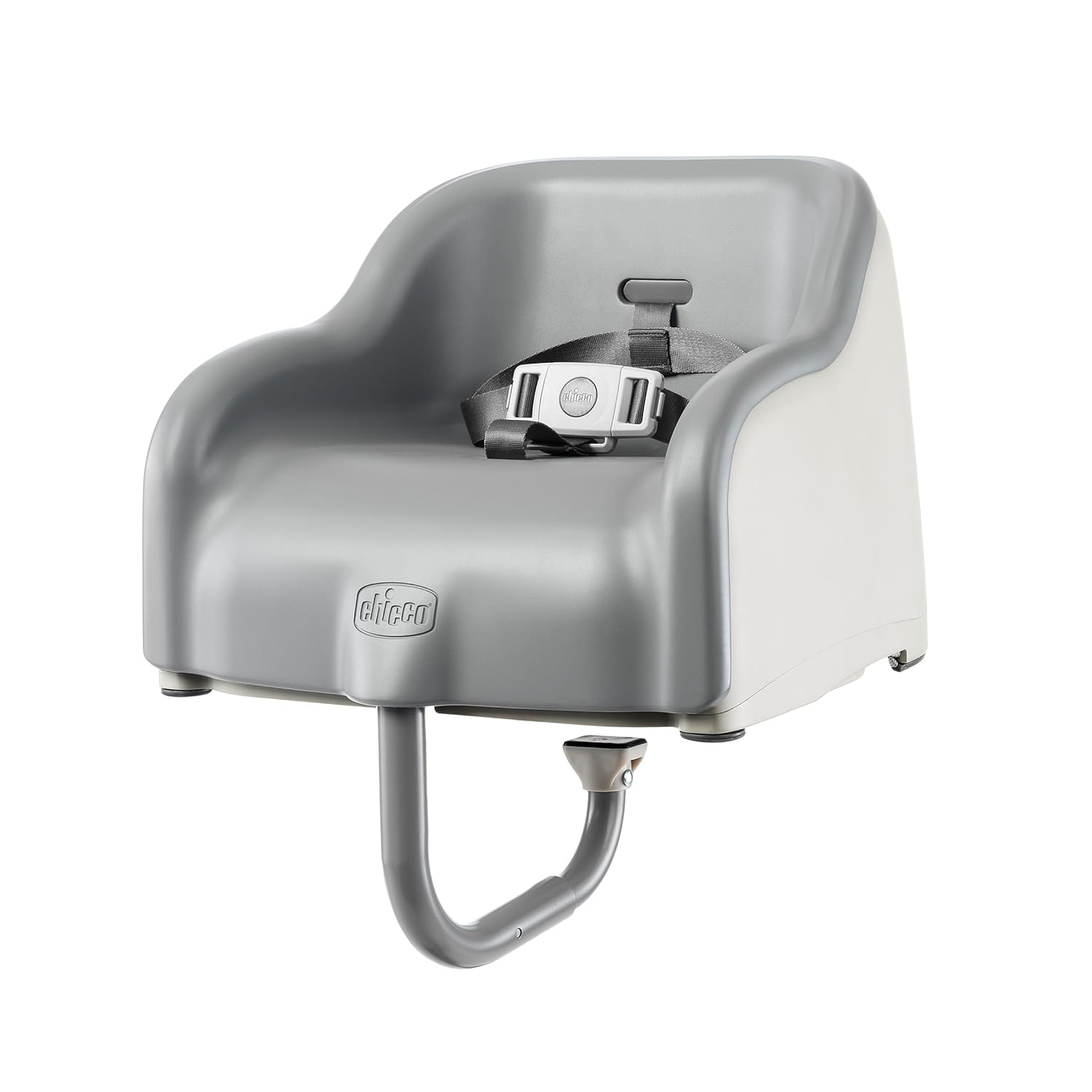 Chicco Chicco Cinch Clamping Booster Seat with Quick Set Up, Easy-to-Clean Removable Seat Cushion and 3-Point Harness | Mocha/Grey