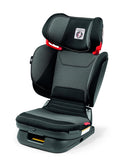 Peg Perego Viaggio Flex 120 Booster, 4D Total Adjust for Safety &amp; Comfort, No Armrests, Compact Fold for Travel, 40-120 lbs, Made in Italy, Crystal Black (Black)
