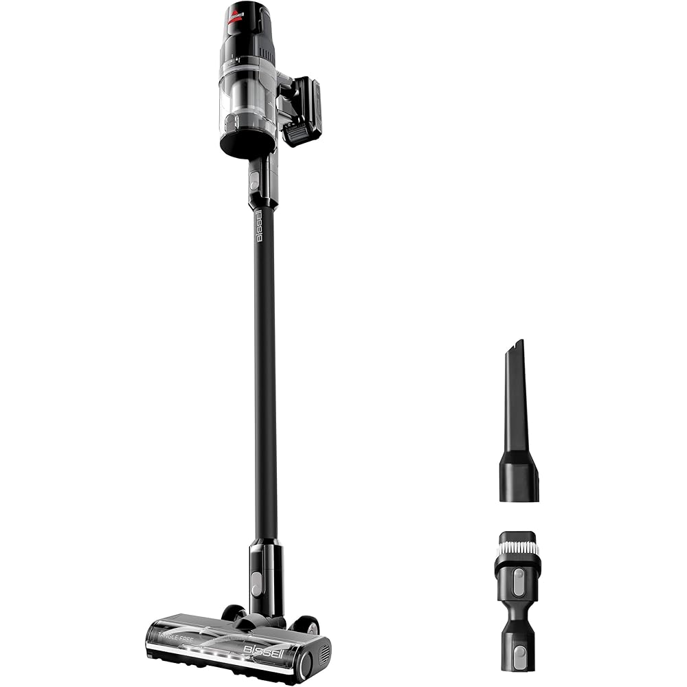 Bissell CleanView XR 200W Lightweight Cordless Vacuum w/Removable Battery, 35-min runtime, Tangle-Free Brush Roll, LED Lights, XL Tank, Dusting &amp; Crevice Tool, Wall Mount, 3789U