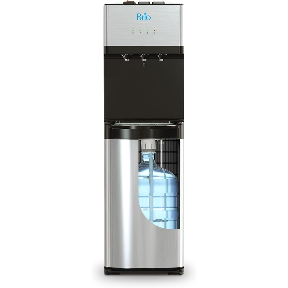Brio Self Cleaning Bottom Loading Water Cooler Water Dispenser – Limited Edition 3 Temperature Settings Hot, Cold &amp; Cool Water