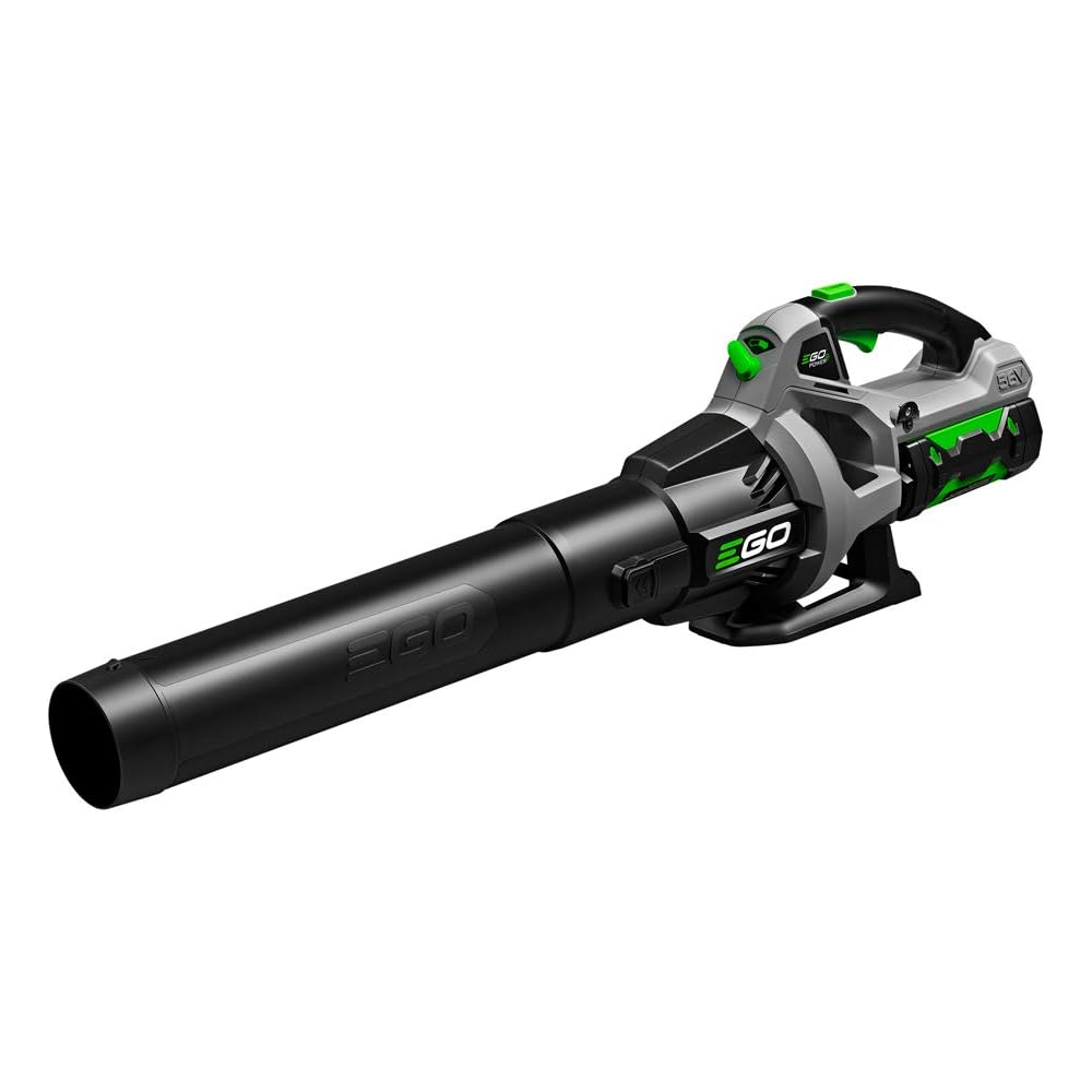 EGO Power+ LB5302 3-Speed Turbo 56-Volt 530 CFM Cordless Leaf Blower, 2.5Ah Battery and Charger Included