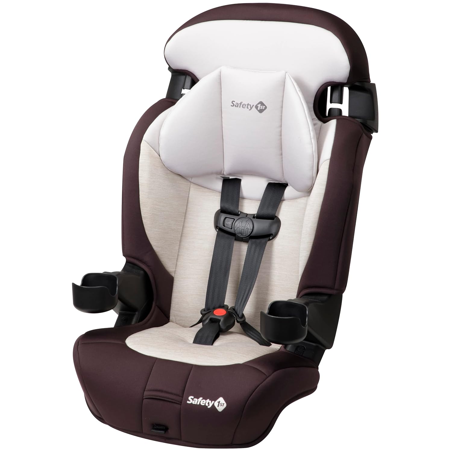 Safety 1st Grand 2-in-1 Booster Car Seat, Converts from High Back to Belt-Positioning Booster, High Back Seat for Kids 40-65, and Belt-Positioning 40-100 Pounds, Dunes Edge
