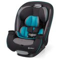 Safety 1st Grow and Go All-in-One Slim Convertible Car Seat, Rear Facing, 5-40 lbs, Forward Facing (30–65 lbs), High Back Booster Seat 40-100 pounds, Green Gables