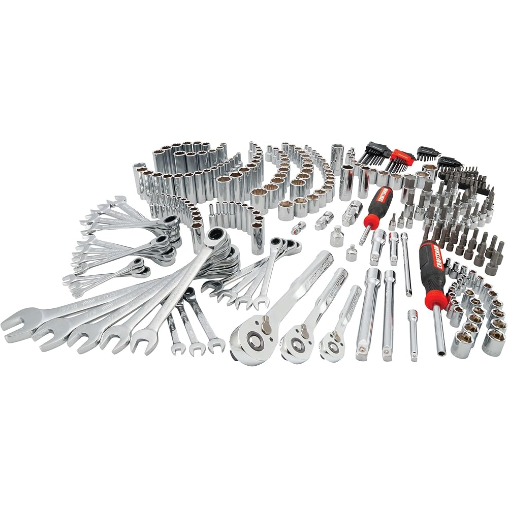 CRAFTSMAN Mechanics Tool Set, 298 Piece Hand Tool and Socket Set SAE/Metric (CMMT12139)