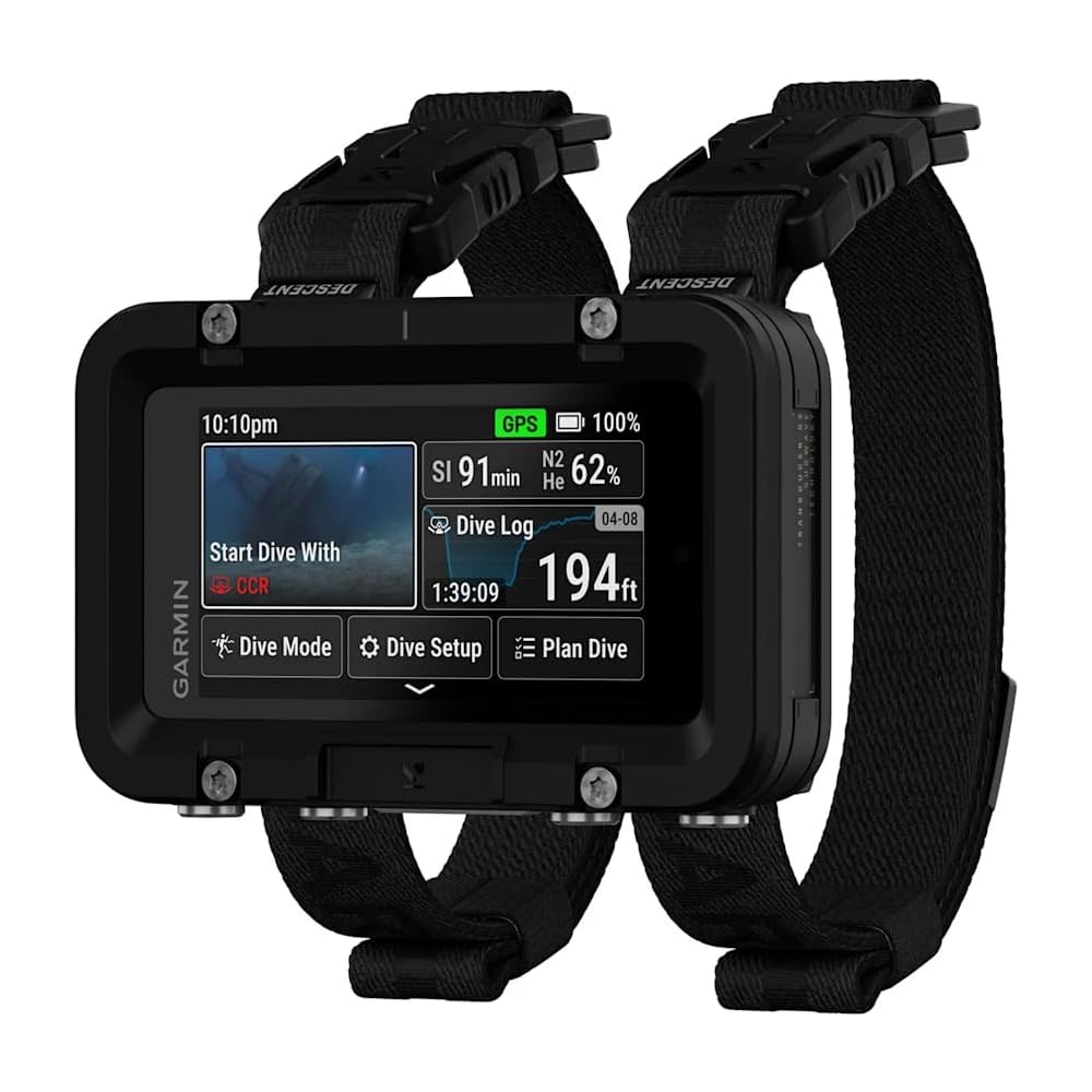 Garmin Descent™ X50i, Premium Dive Computer, 3" Touchscreen Display, 20 ATM Dive-Rated with Leakproof Buttons