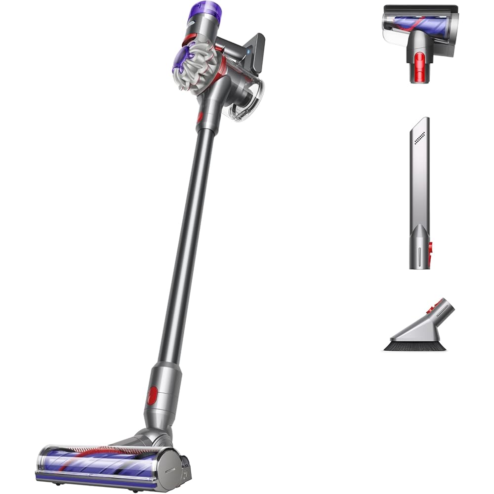Dyson V8 Plus Cordless Vacuum, Silver/Nickel