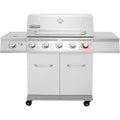 Royal Gourmet 5-Burner Propane Gas Grill with Side Burner, Stainless Steel Barbeque Grills, Silver, GA5404S