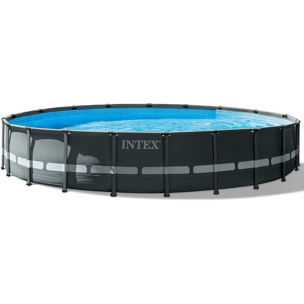 INTEX 26327EH 22ft X 48in Ultra XTR Deluxe Above Ground Swimming Pool Set – Includes 2100 GPH Cartridge Sand Filter Pump – SuperTough Puncture Resistant – Rust Resistant – Easy to Assemble