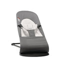 BabyBjörn Bouncer Balance Soft, Woven/Jersey, Dark Gray/Gray | 2-in-1 Adjustable Baby Bouncer Seat and Toddler Chair, Newborn to Toddler (8-29 lbs), 4 Positions, Lightweight &amp; Portable